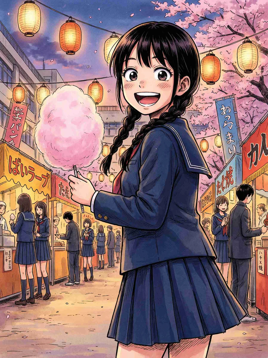 青石庭院|封面与画风手记漫画封面